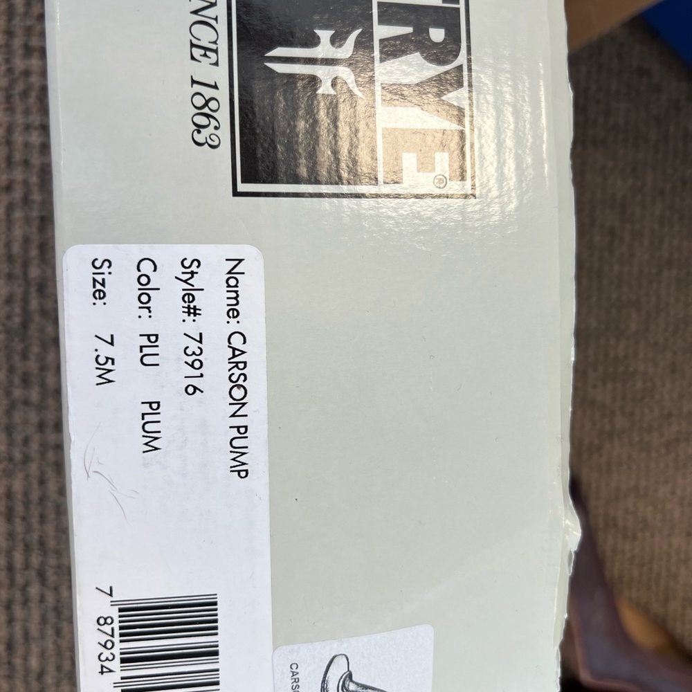 Frye chunky heels; size 7.5